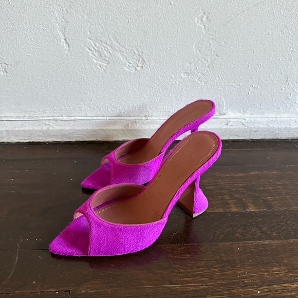 Amina Muaddi Fiona calf skin mules - Picture 8 of 8